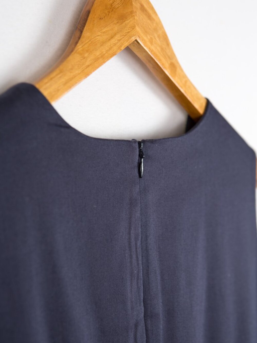 Desigual Retro Geometric Target Shift Dress Navy Blue Cotton Blend Size US 8 - Picture 8 of 12